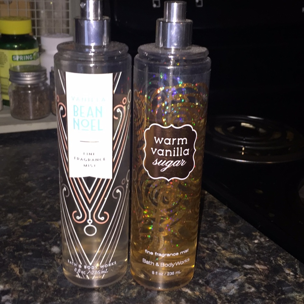 Bath and body works vanilla body spray